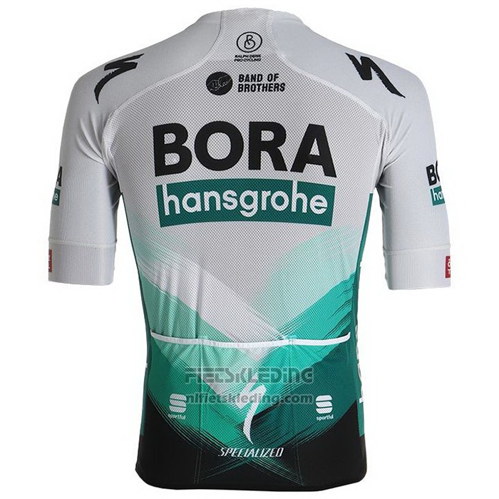 2021 Fietskleding Bora-Hansgrone Wit Groen Zwart Korte Mouwen en Koersbroek